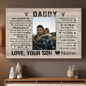 Cherish Your Bond Custom Poster for Dad from 89Prints