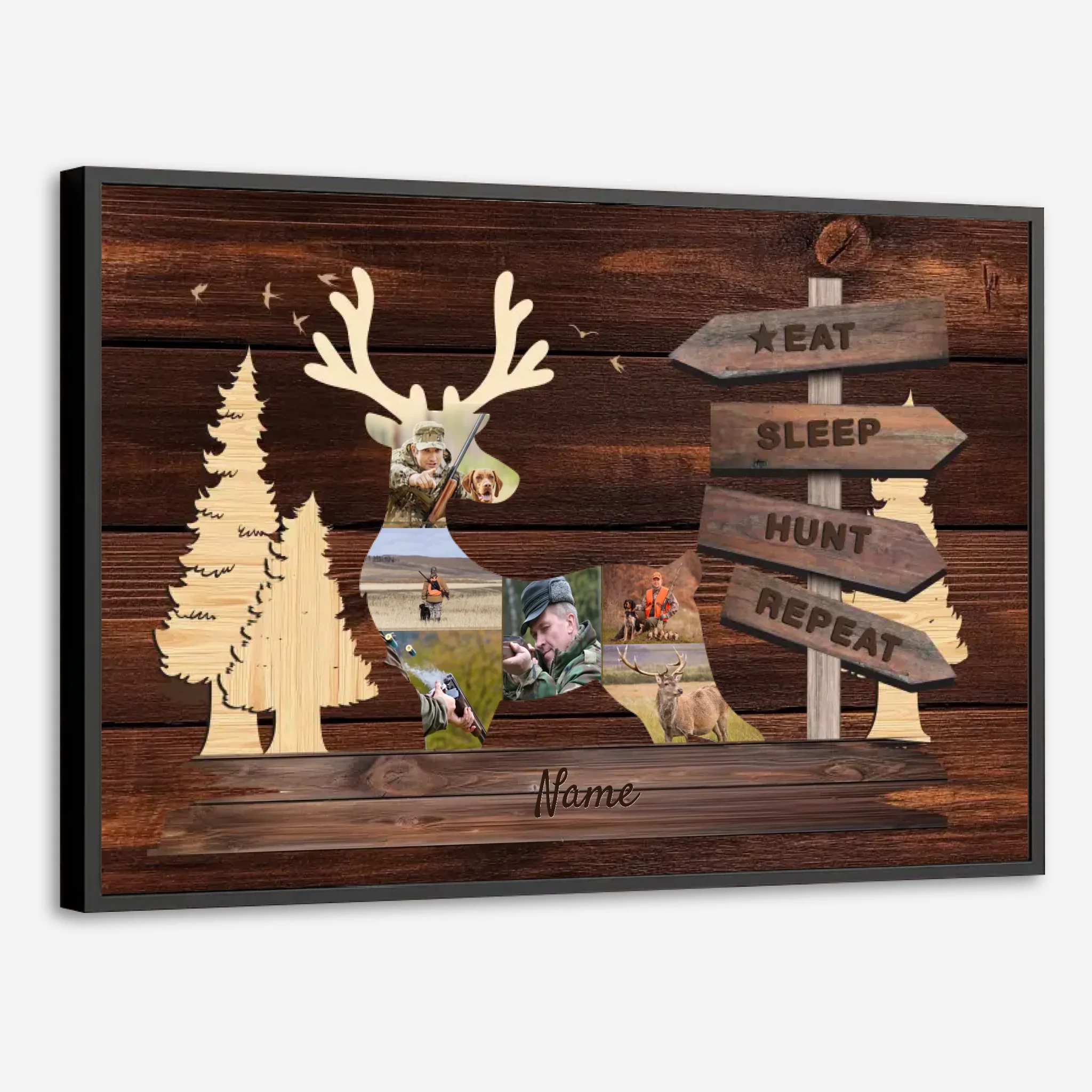 The Bravest and Fierceest Man in My Life Custom Deer Poster - 89Prints