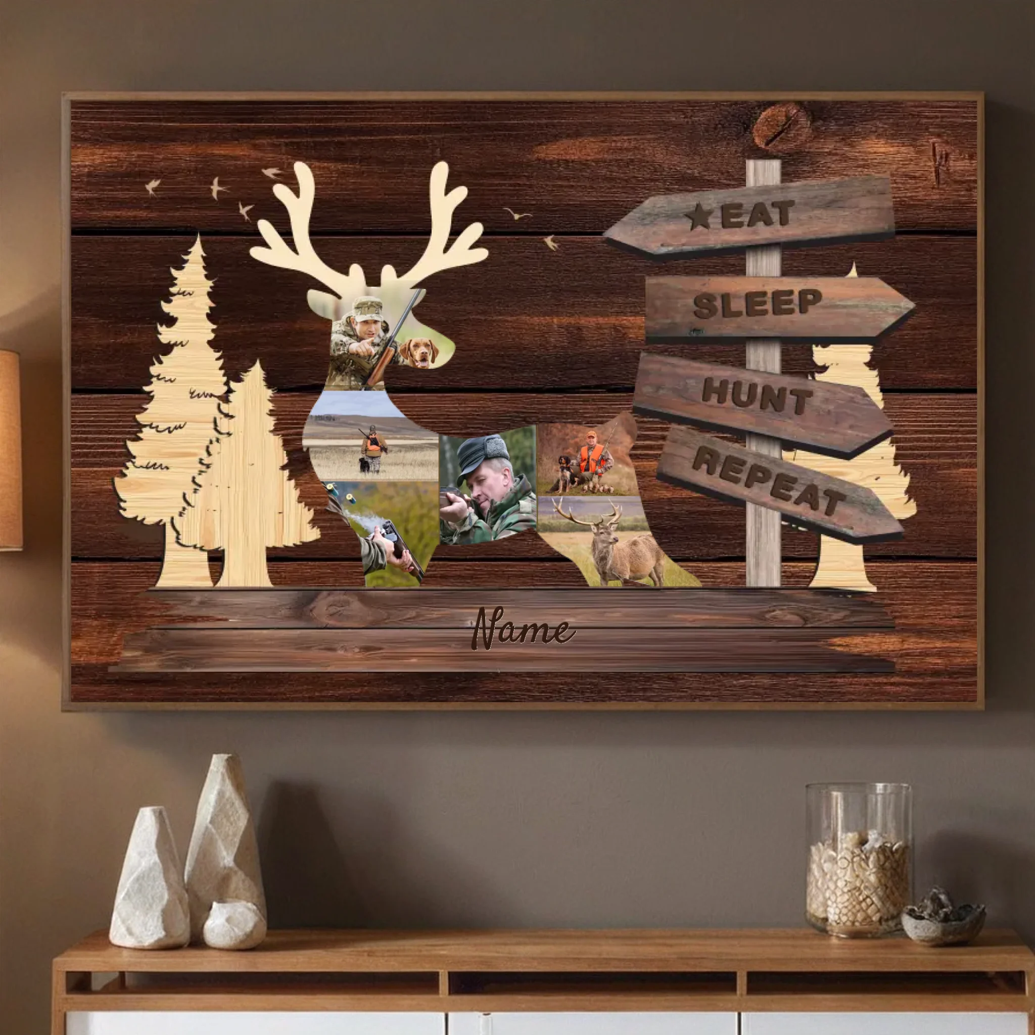 The Bravest and Fierceest Man in My Life Custom Deer Poster - 89Prints