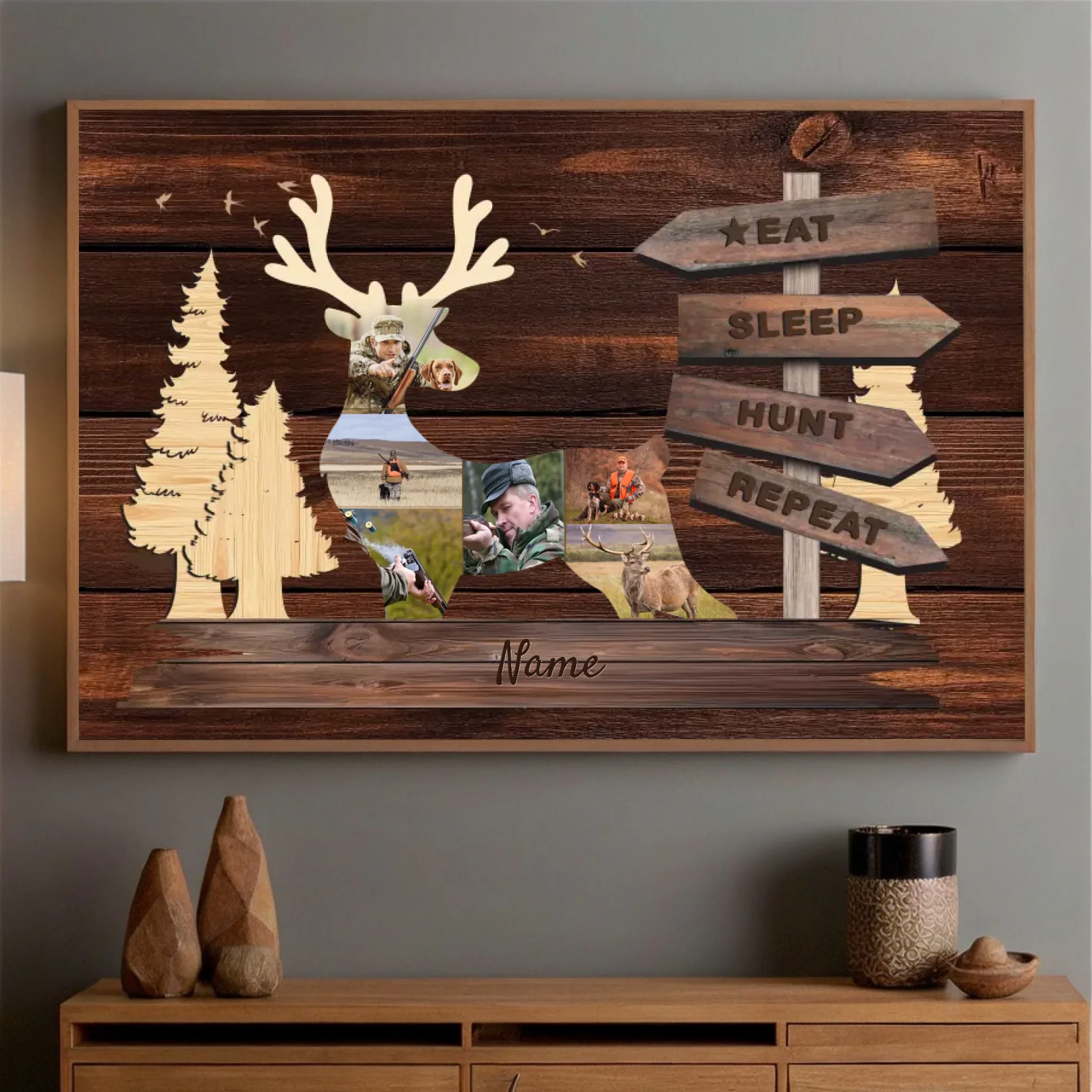 The Bravest and Fierceest Man in My Life Custom Deer Poster - 89Prints