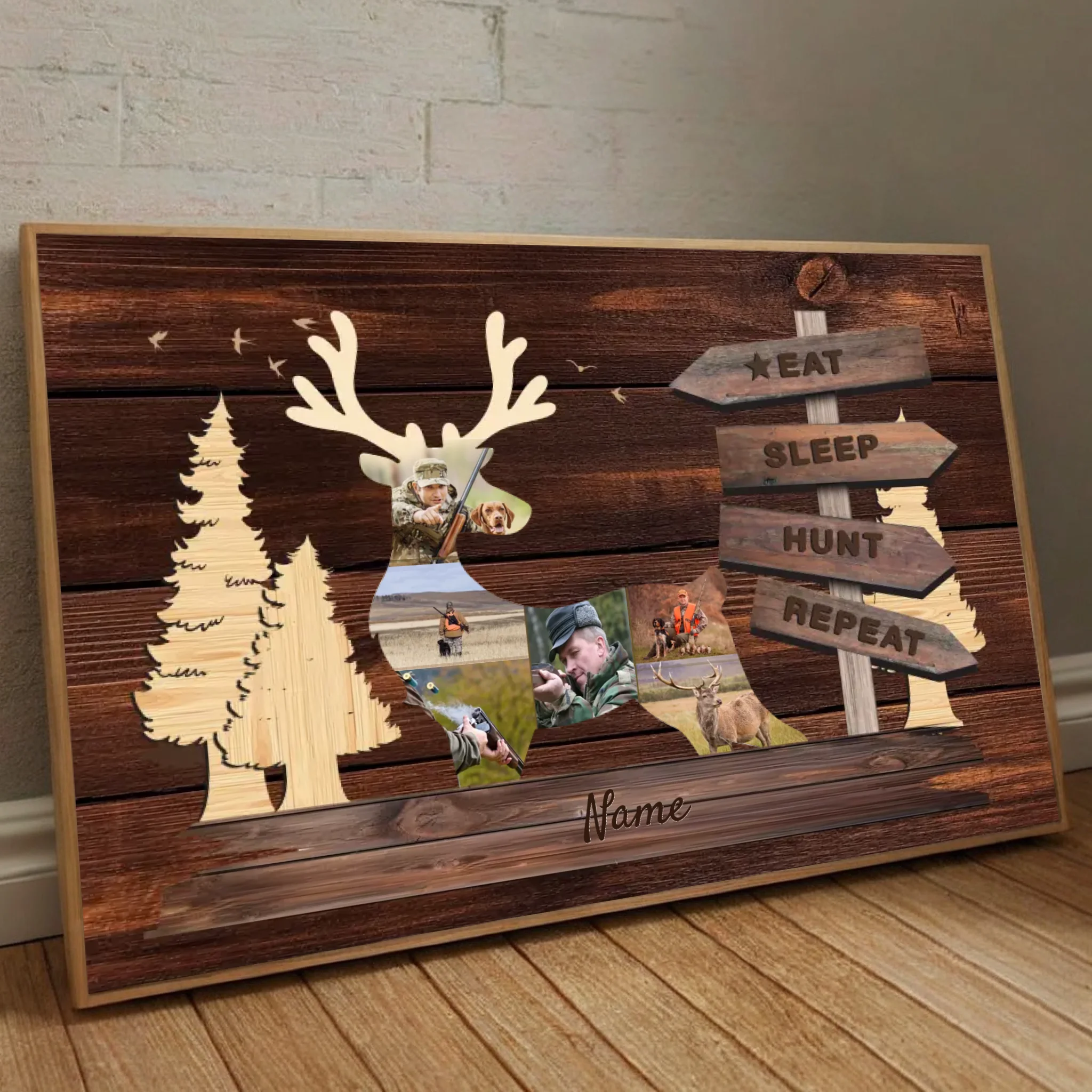 The Bravest and Fierceest Man in My Life Custom Deer Poster - 89Prints