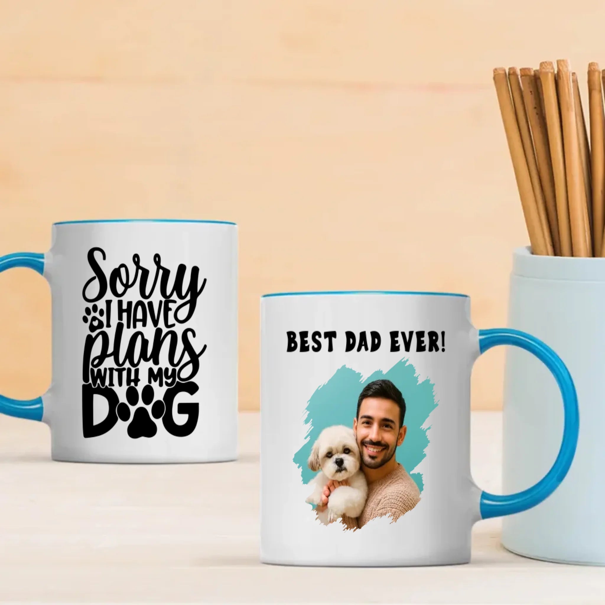 Sorry I Have Plans With My Dog Personalized Mug – Add Your Adorable Pup’s Photo & Name – 89Prints