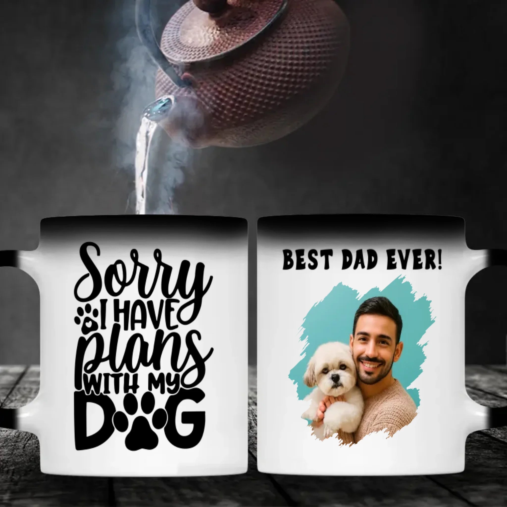 Sorry I Have Plans With My Dog Personalized Mug – Add Your Adorable Pup’s Photo & Name – 89Prints
