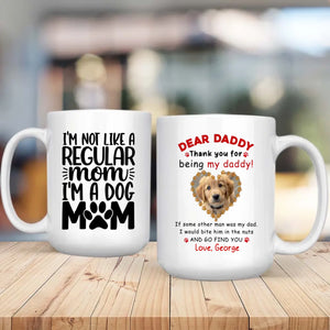 I’m a Dog Mom Personalized Mug – Add Your Cute Pup’s Photo & Name for a Pawsome Gift – 89Prints