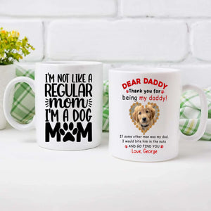 I’m a Dog Mom Personalized Mug – Add Your Cute Pup’s Photo & Name for a Pawsome Gift – 89Prints