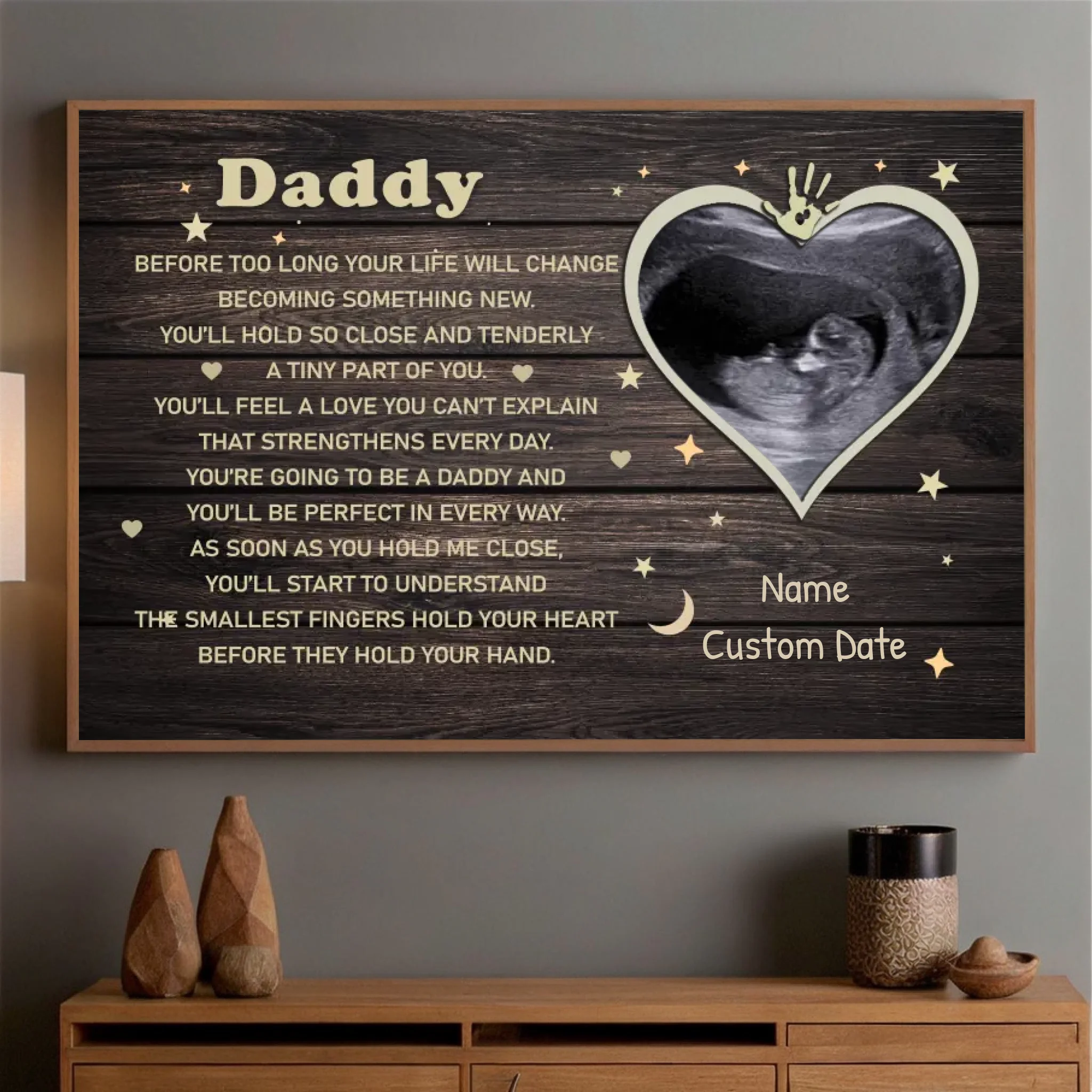 You Are Going to Be a Daddy Heartfelt Custom Poster - 89Prints