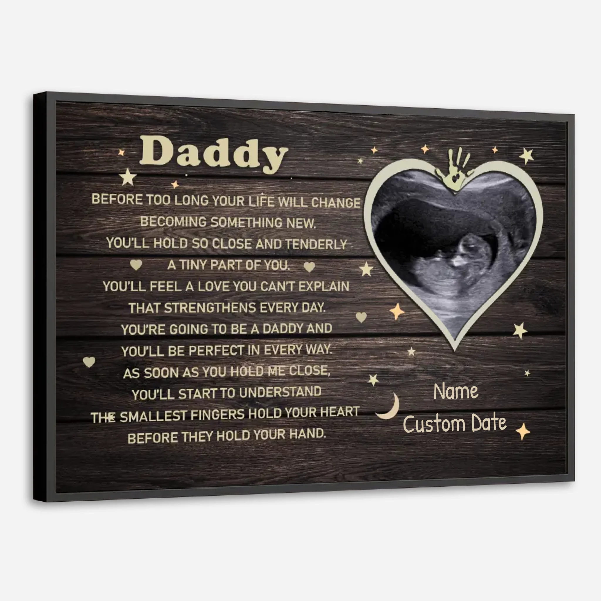 You Are Going to Be a Daddy Heartfelt Custom Poster - 89Prints