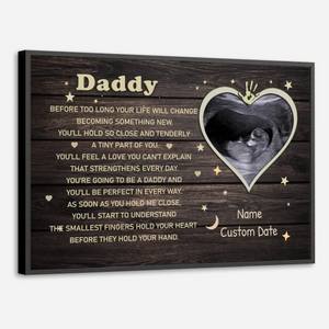 You Are Going to Be a Daddy Heartfelt Custom Poster - 89Prints