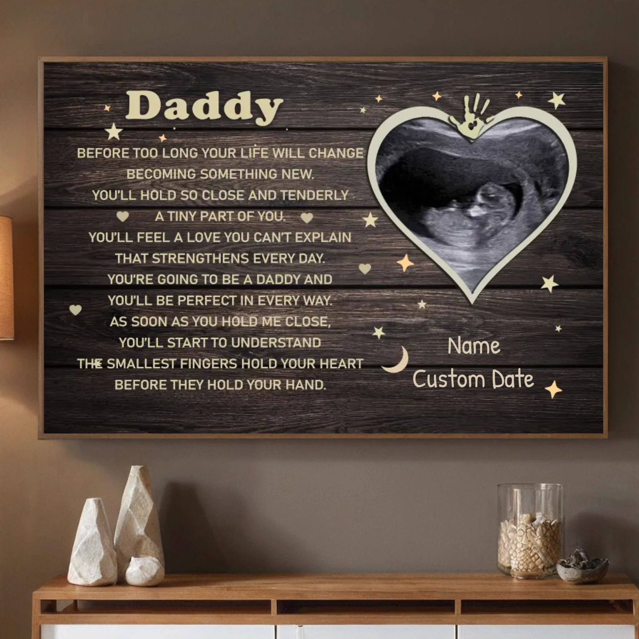 You Are Going to Be a Daddy Heartfelt Custom Poster - 89Prints