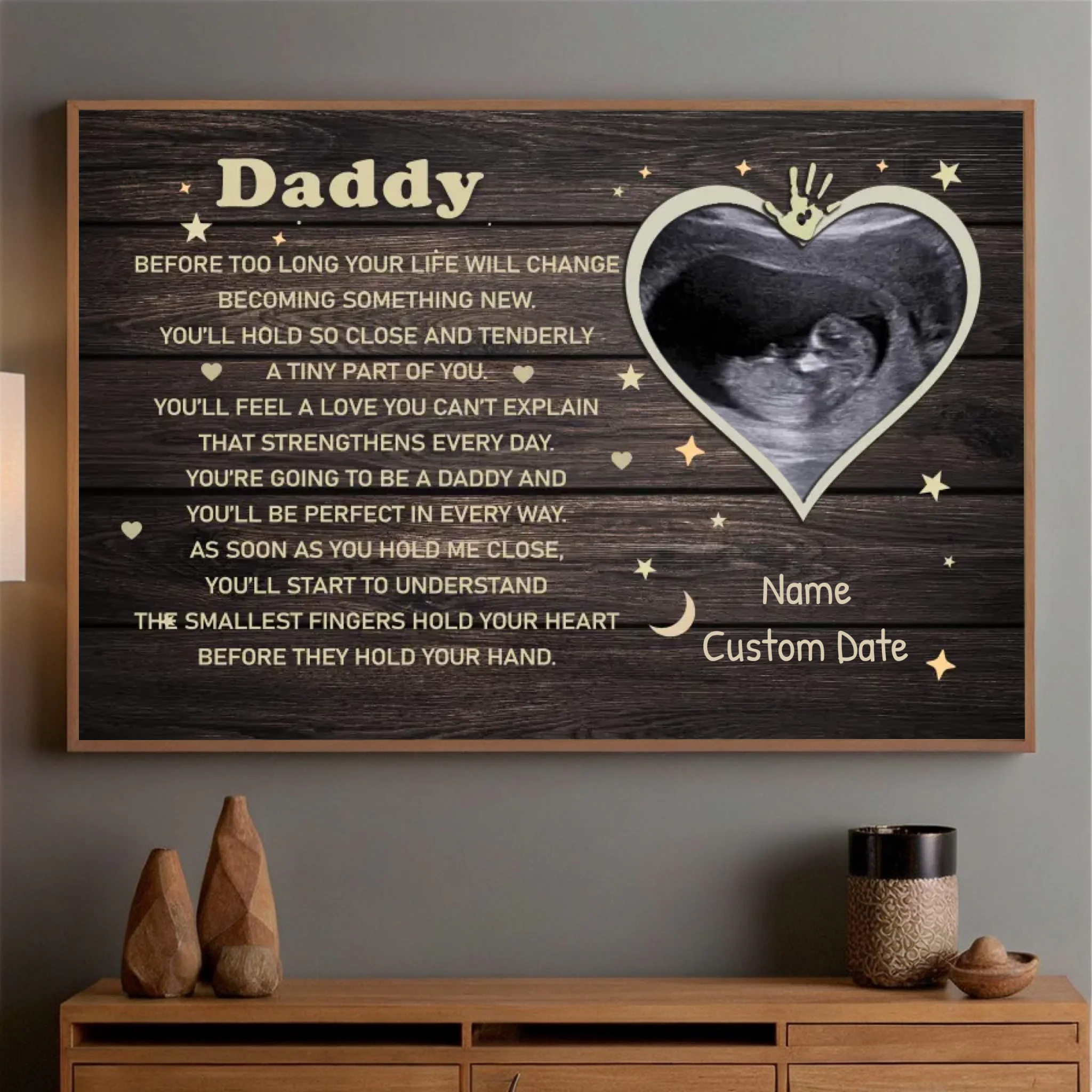 You Are Going to Be a Daddy Heartfelt Custom Poster - 89Prints