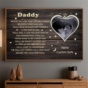 You Are Going to Be a Daddy Heartfelt Custom Poster - 89Prints