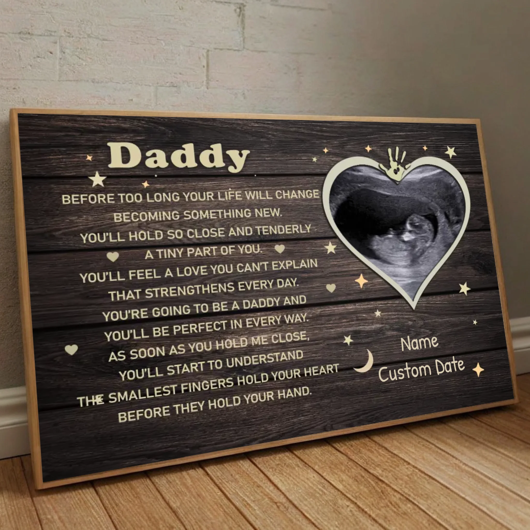 You Are Going to Be a Daddy Heartfelt Custom Poster - 89Prints
