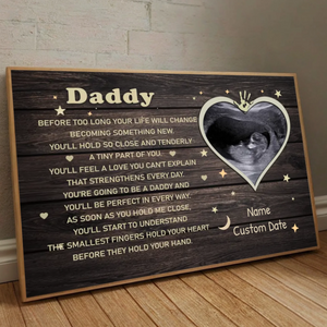 You Are Going to Be a Daddy Heartfelt Custom Poster - 89Prints