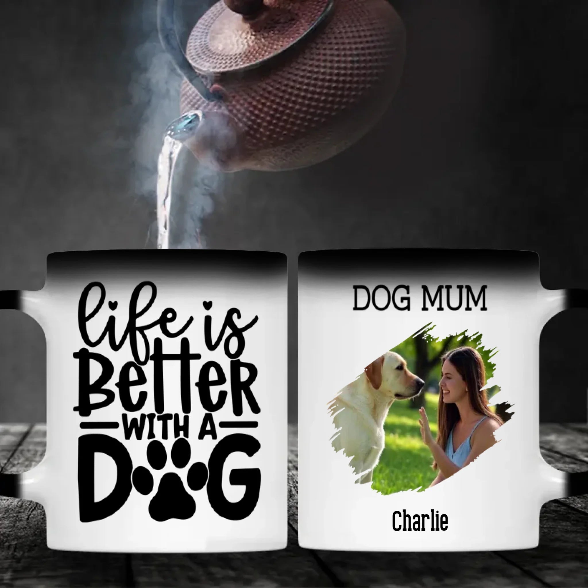 Life Is Better With a Dog Personalized Mug – Add Your Pup’s Photo & Name for a Heartwarming Gift – 89Prints