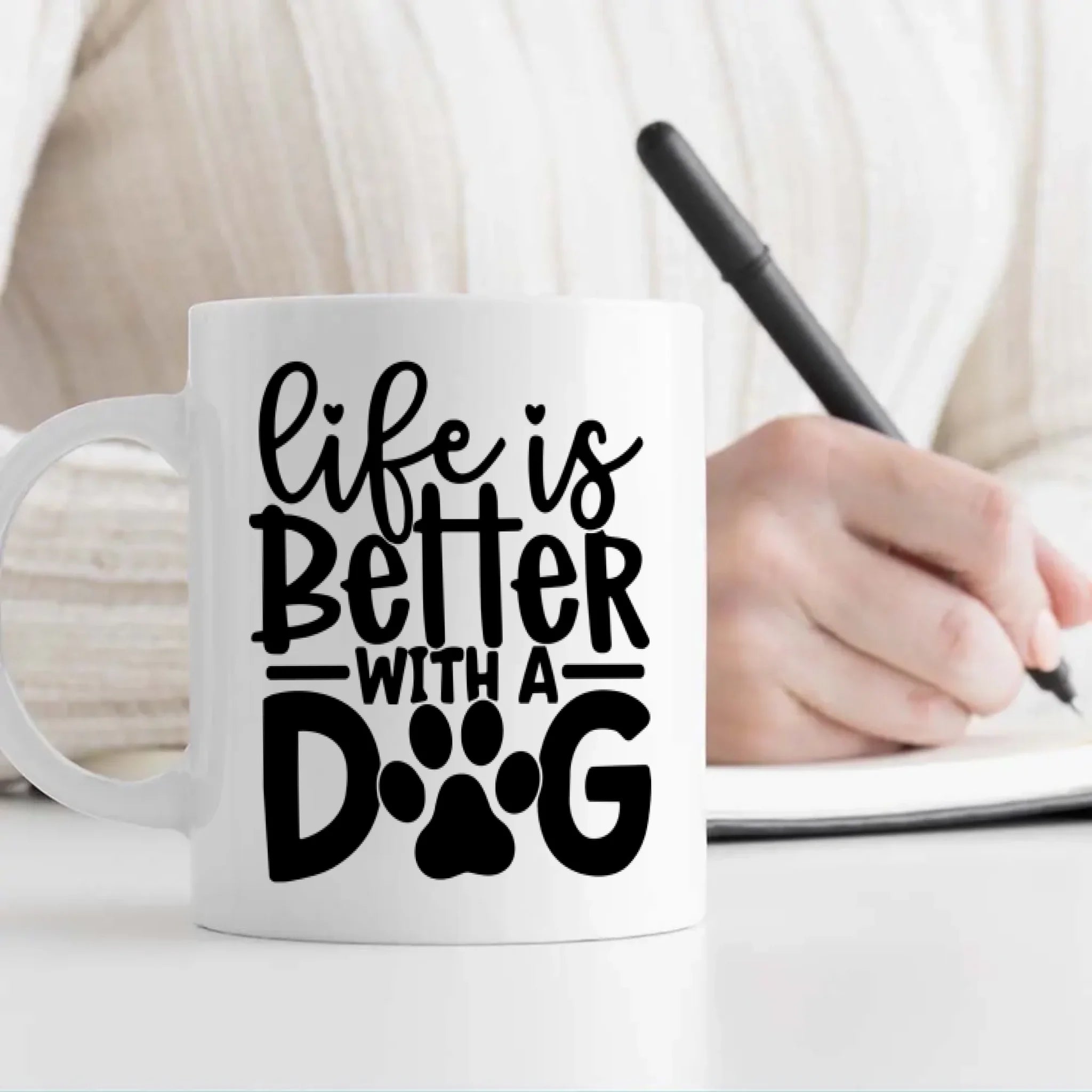Life Is Better With a Dog Personalized Mug – Add Your Pup’s Photo & Name for a Heartwarming Gift – 89Prints