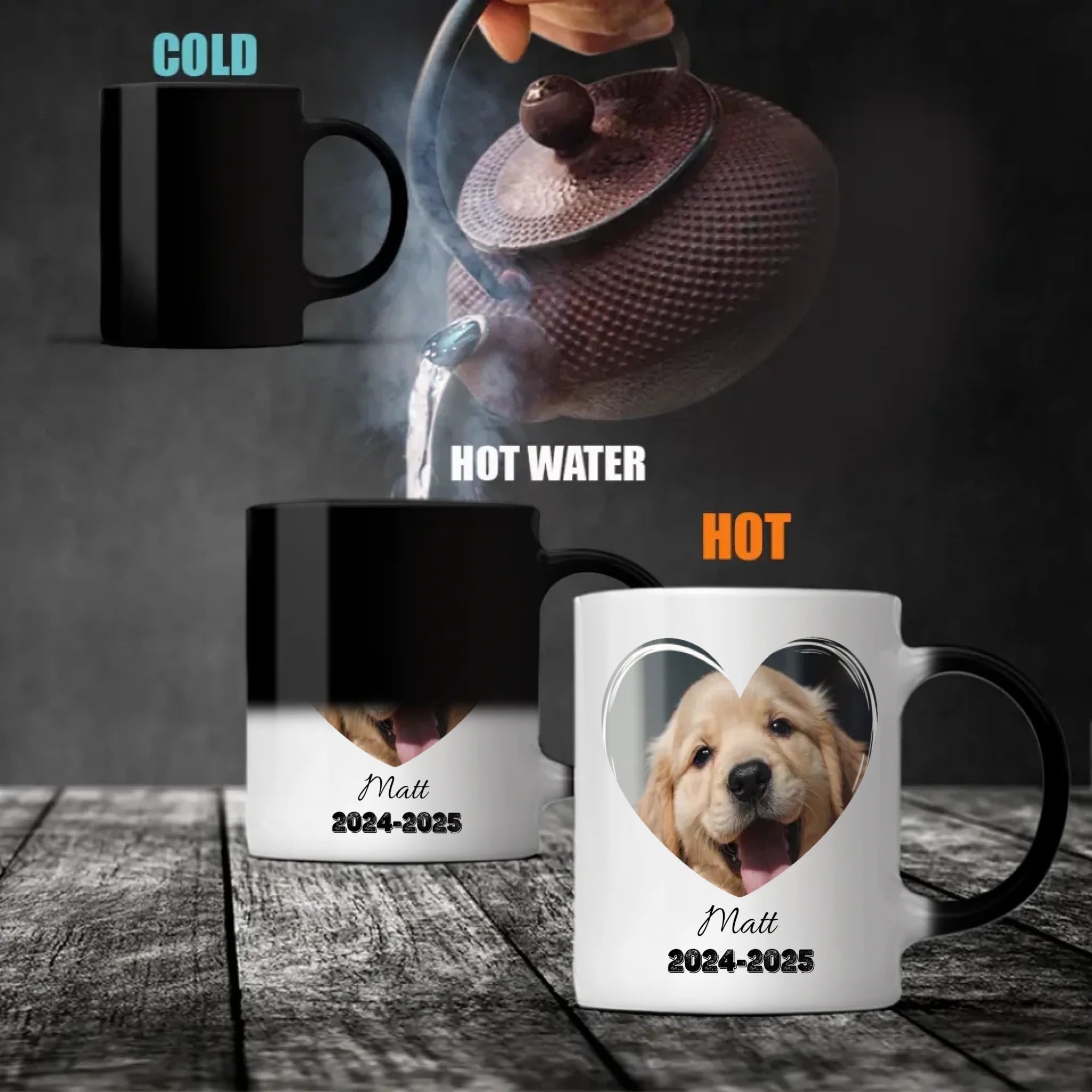 Dogs Are My Favourite People Custom Mug – Cute Personalized Gift with Photo & Name – 89Prints