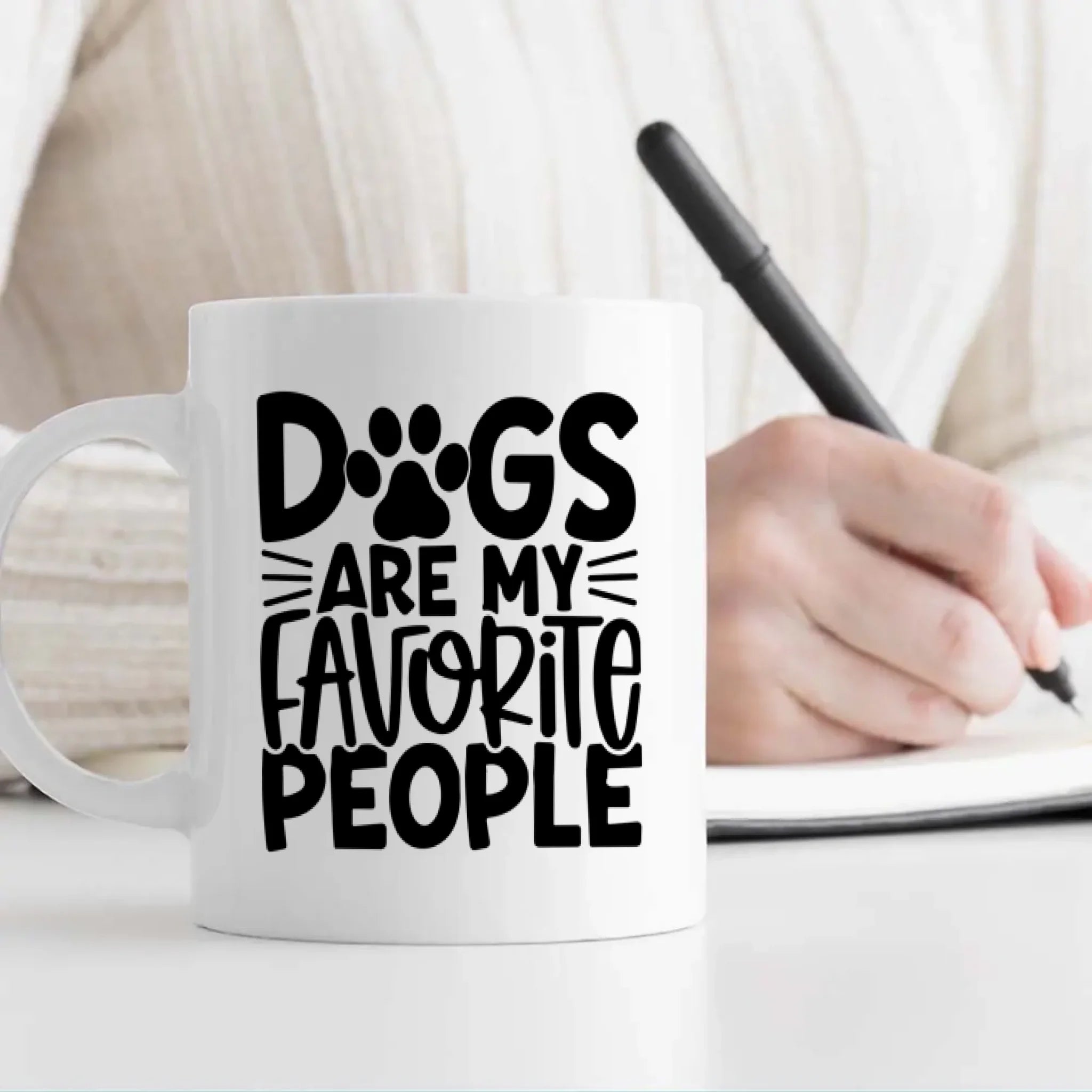Dogs Are My Favourite People Custom Mug – Cute Personalized Gift with Photo & Name – 89Prints