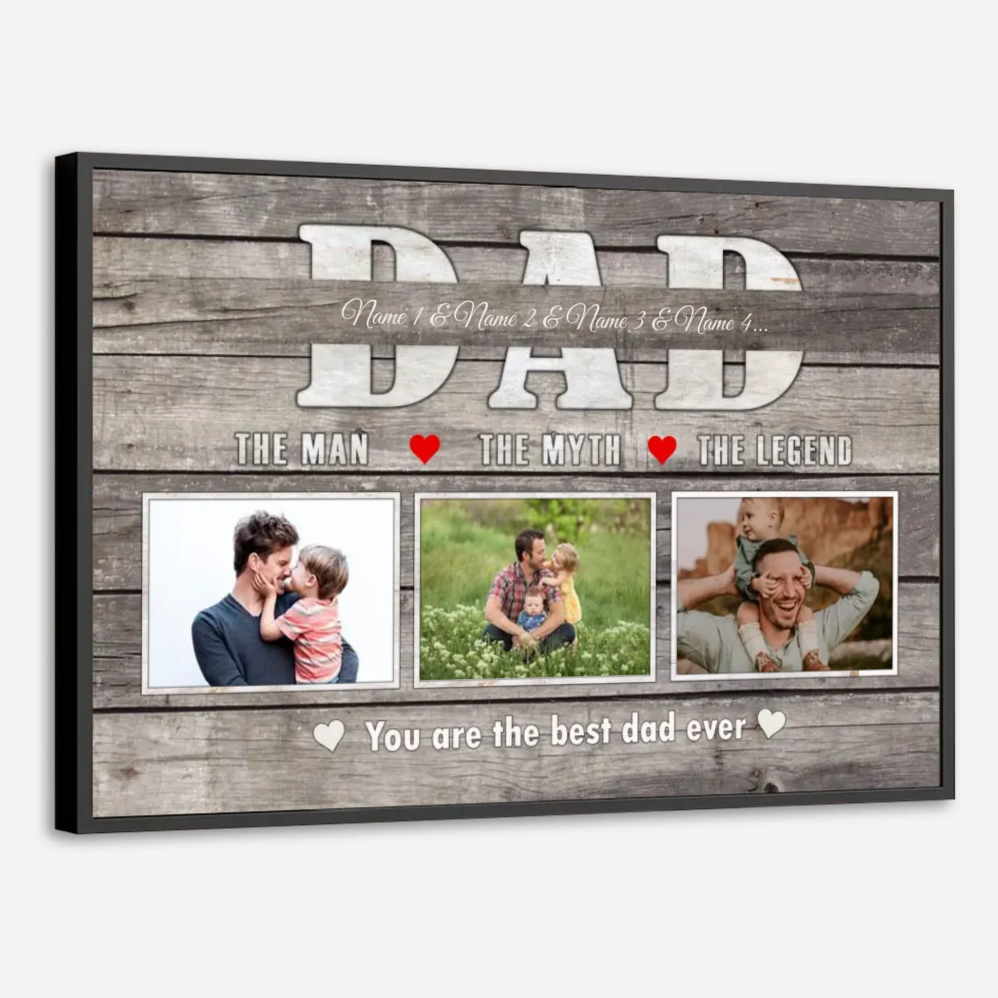 Customizable Dad Poster – The Man, The Myth, The Legend - 89Prints
