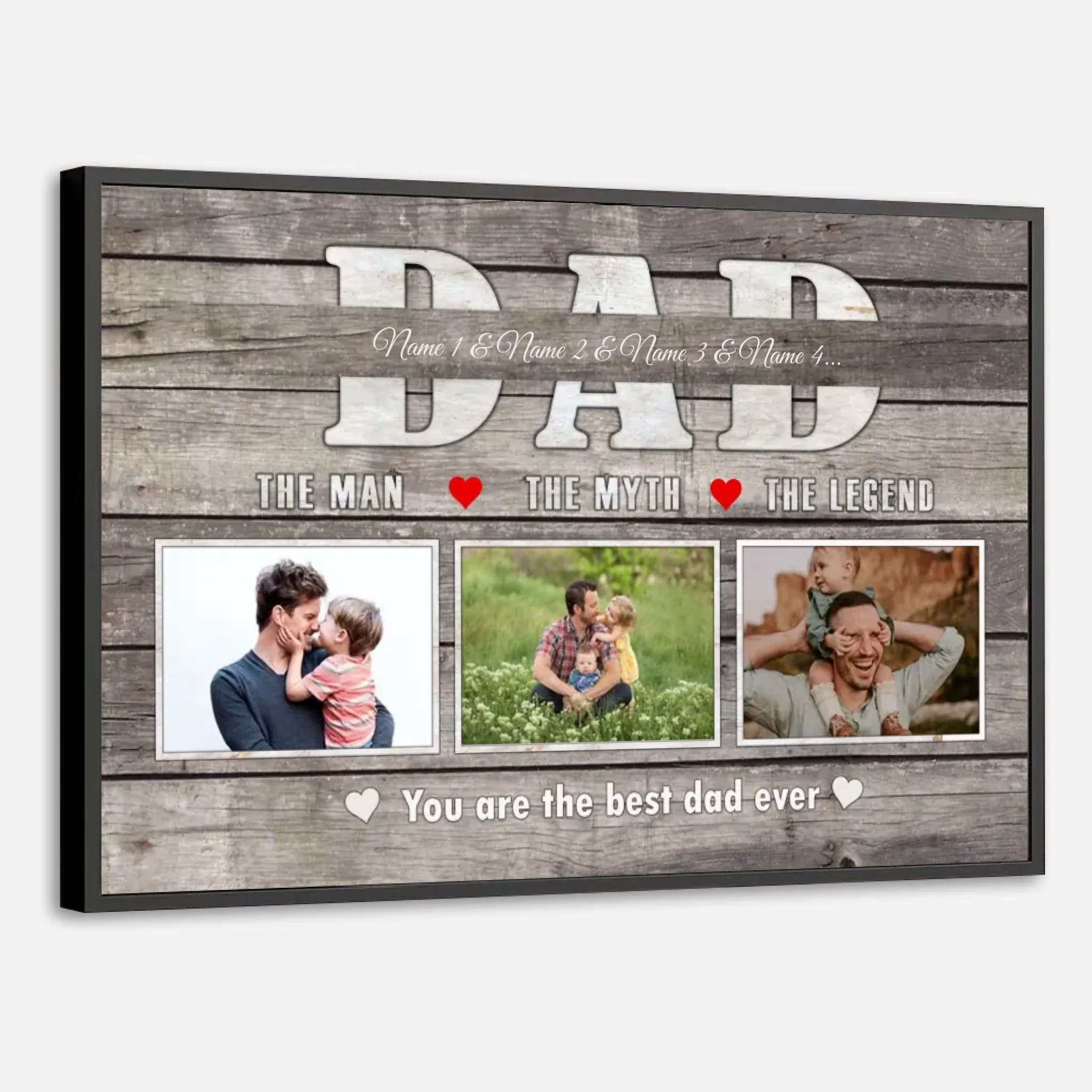 Customizable Dad Poster – The Man, The Myth, The Legend - 89Prints