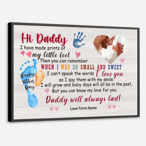 Customizable Poster for Dad – Celebrate Your First Fathers Day with Love - 89Prints