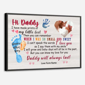 Customizable Poster for Dad – Celebrate Your First Fathers Day with Love - 89Prints