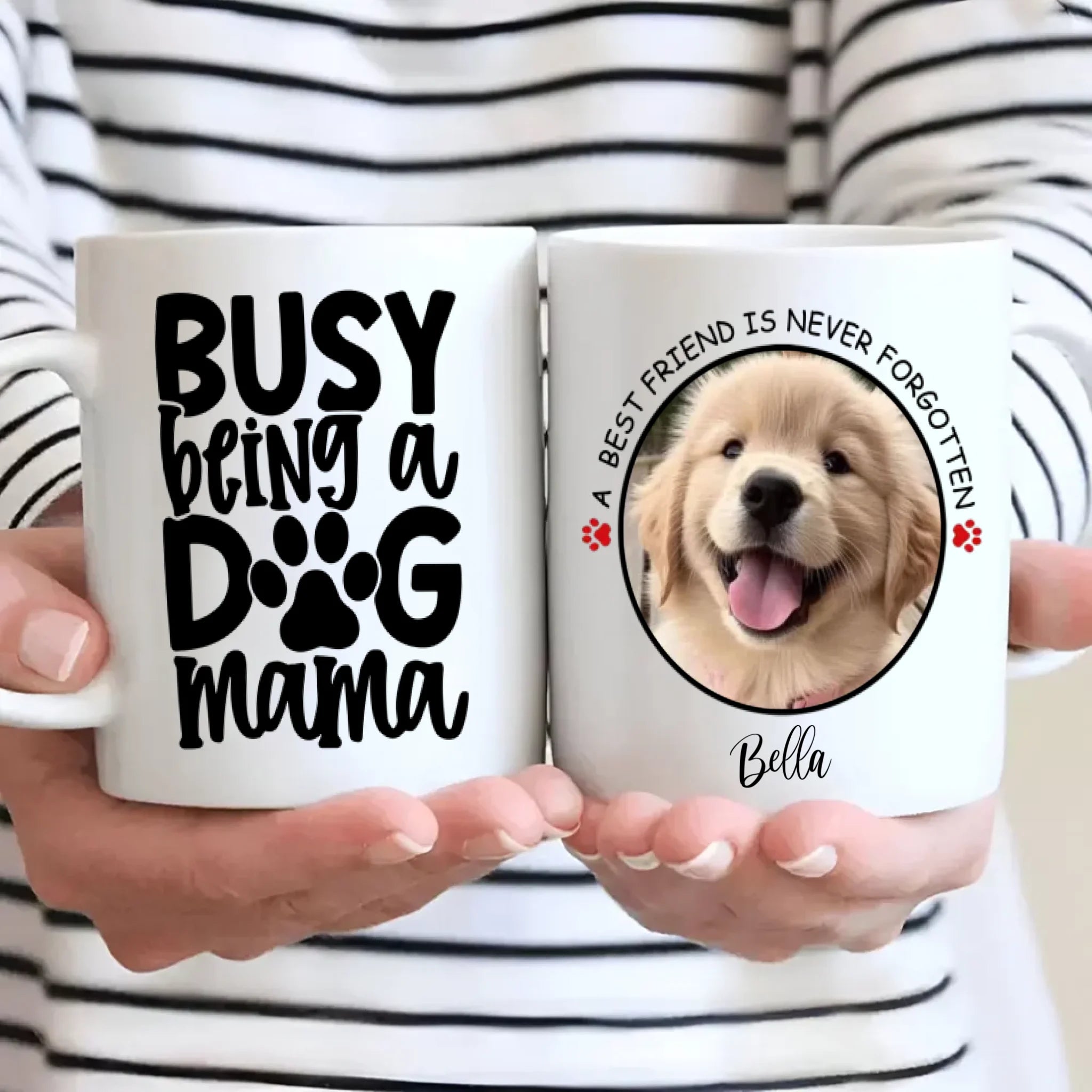 A Best Friend Is Never Forgotten Custom Mug – Heartfelt Memory Gift for Dog Lovers – 89Prints