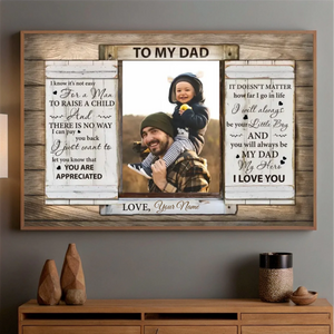 Show Your Love with a Personalized Poster for Dad Featuring Custom Photos - 89Prints