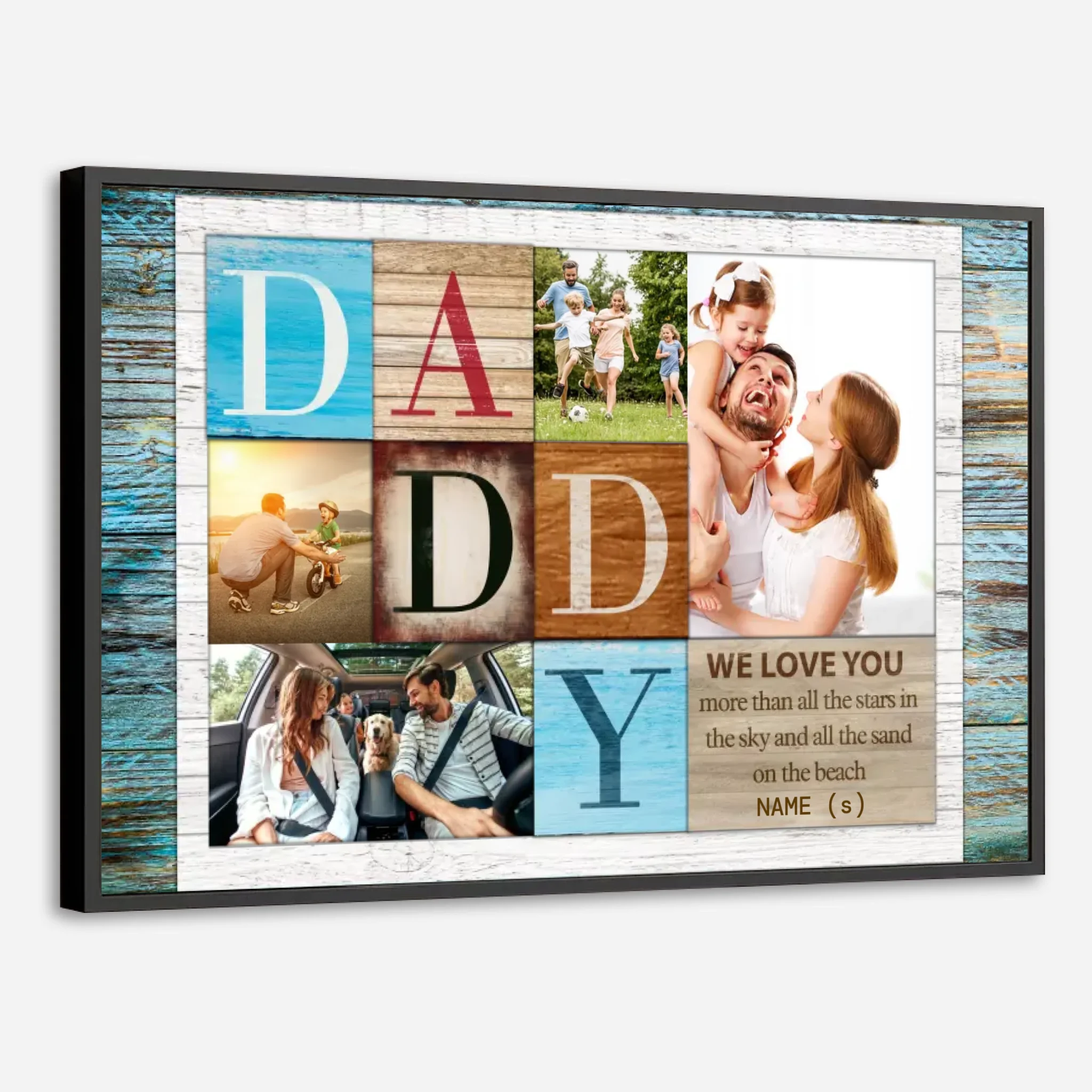 Custom Poster for Dad – Love You Beyond All the Stars - 89Prints