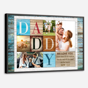 Custom Poster for Dad – Love You Beyond All the Stars - 89Prints