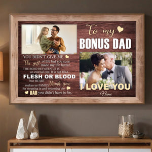 Bonus Dad Poster – A Heartfelt Thank You and Tribute to the Dad Who Stepped Up - 89Prints