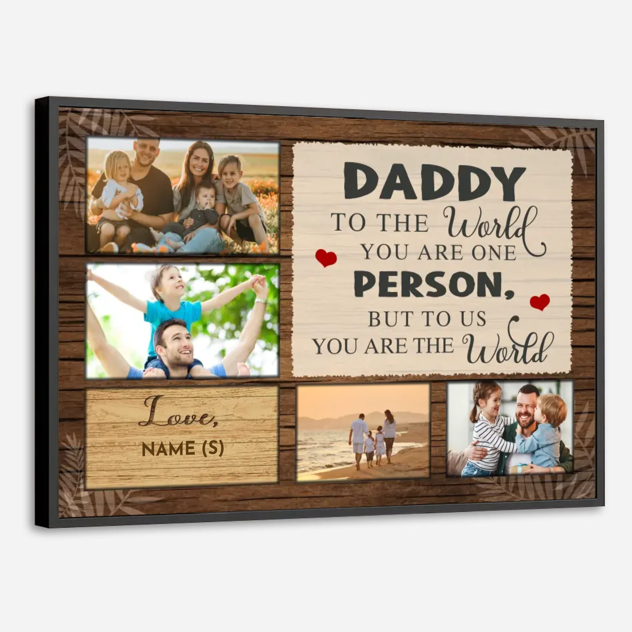 Customizable Poster for Dad – The Perfect Personalized Gift to Show Your Love - 89Prints
