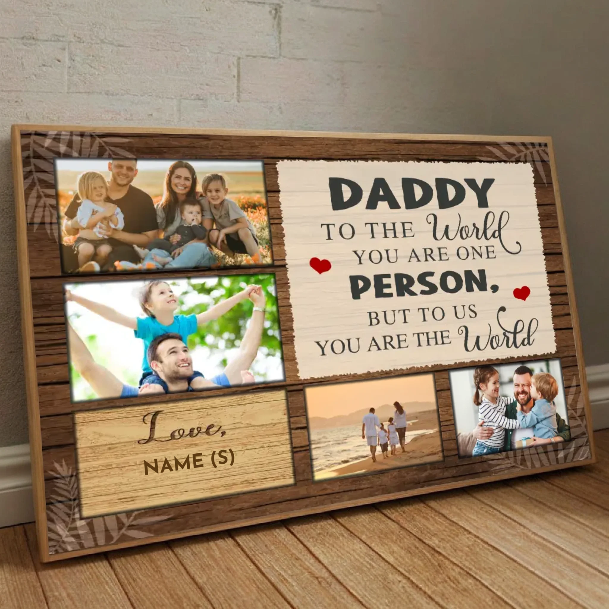Customizable Poster for Dad – The Perfect Personalized Gift to Show Your Love - 89Prints