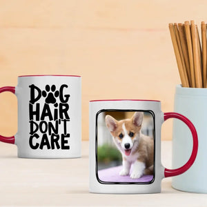 Dog Hair Don’t Care Personalized Mug – Funny Custom Gift for Proud Dog Lovers – 89Prints