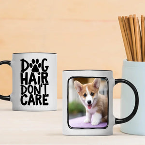 Dog Hair Don’t Care Personalized Mug – Funny Custom Gift for Proud Dog Lovers – 89Prints
