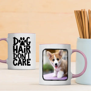 Dog Hair Don’t Care Personalized Mug – Funny Custom Gift for Proud Dog Lovers – 89Prints