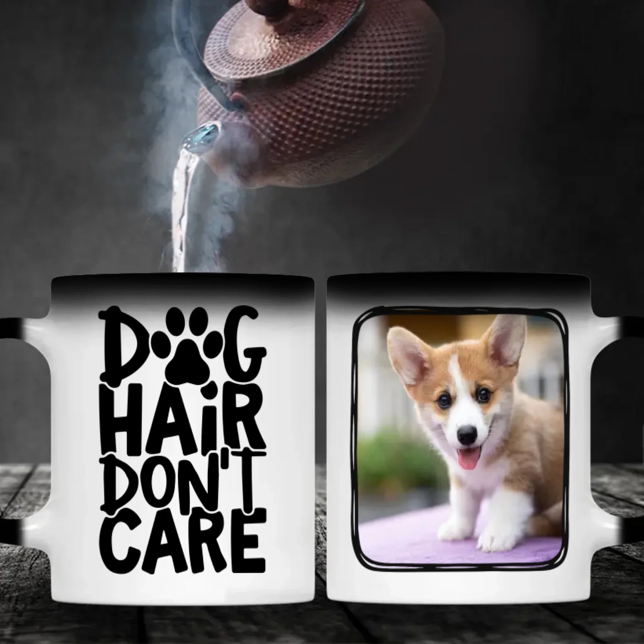 Dog Hair Don’t Care Personalized Mug – Funny Custom Gift for Proud Dog Lovers – 89Prints
