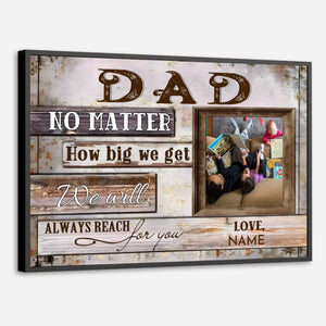 Personalized Photo Keepsake Gift for Dad – Forever His Little Child - 89Prints