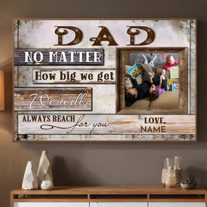 Personalized Photo Keepsake Gift for Dad – Forever His Little Child - 89Prints
