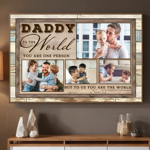 Personalized Father and Child Love Poster – A Beautiful Tribute to Your Unbreakable Bond -  89Prints