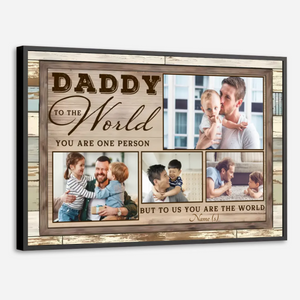 Personalized Father and Child Love Poster – A Beautiful Tribute to Your Unbreakable Bond -  89Prints