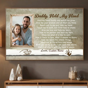Daddy Hold My Hand Poster – A Heartwarming Tribute to Fatherhood - 89Prints