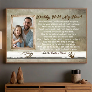 Daddy Hold My Hand Poster – A Heartwarming Tribute to Fatherhood - 89Prints