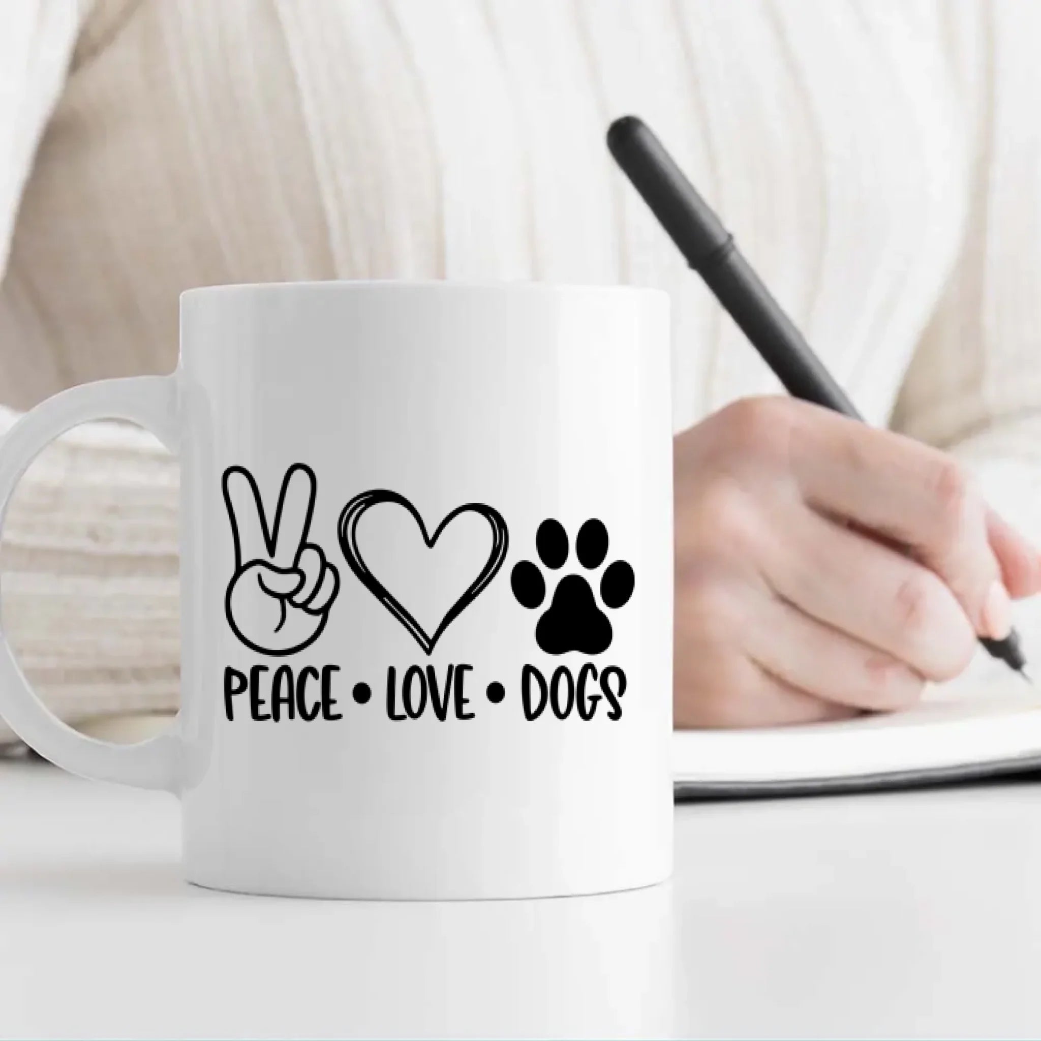 Personalized “Dear Dad, Thank You for Loving Me” Mug – Add Your Dog’s Photo & Name – 89Prints