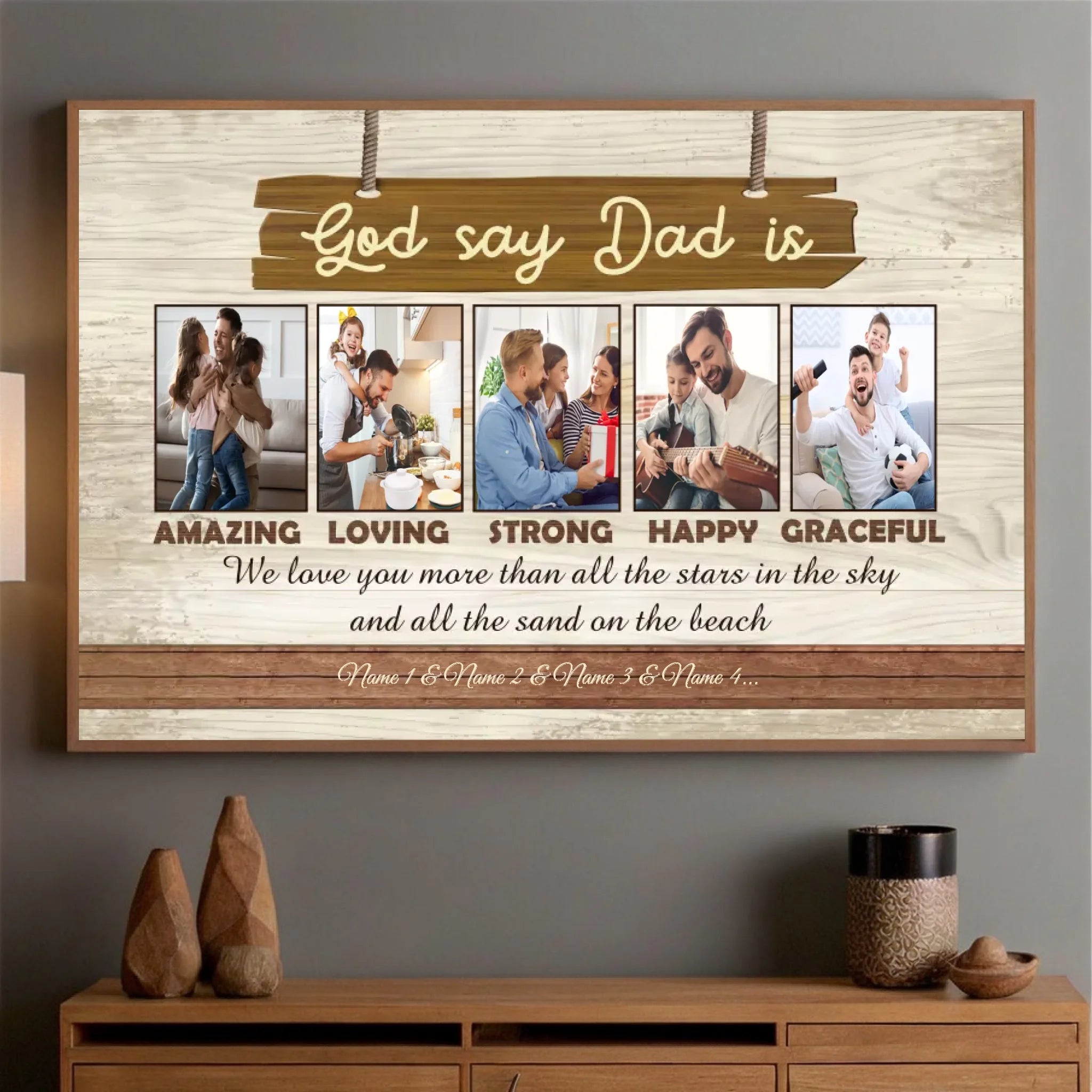 Personalized Father’s Day Poster – Send Your Deepest Love and Gratitude to Dad with a Unique Keepsake