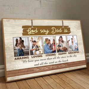 Personalized Father’s Day Poster – Send Your Deepest Love and Gratitude to Dad with a Unique Keepsake