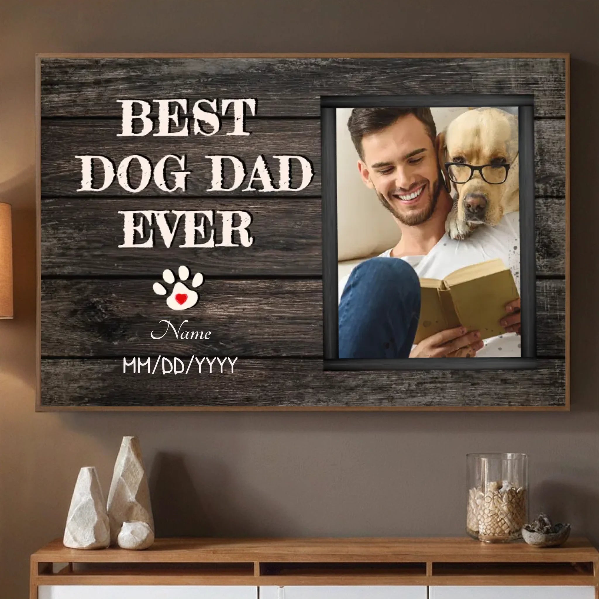 Best Dog Dad Ever Poster – A Fun & Personalized Gift for Pet-Loving Dads - 89Prints