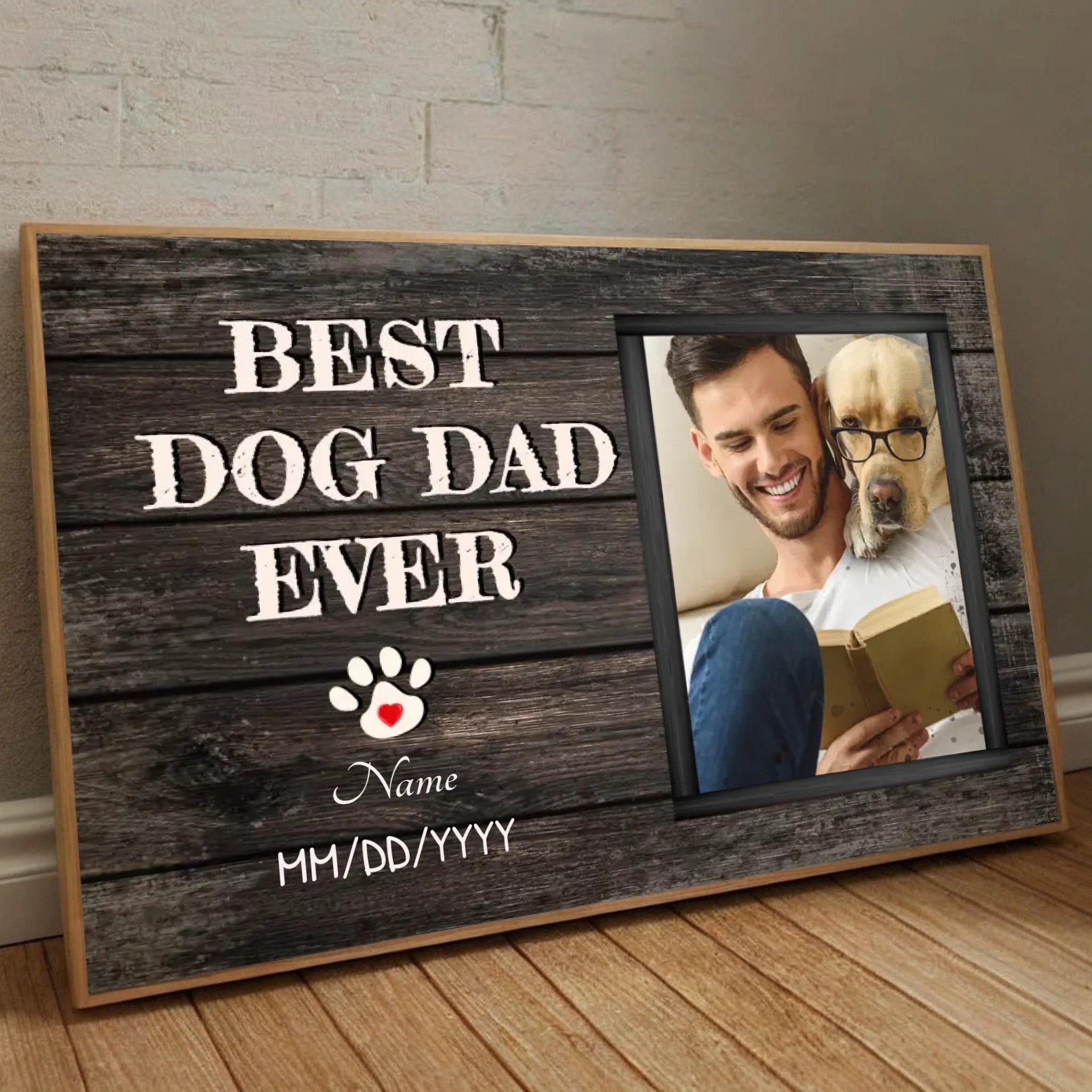 Best Dog Dad Ever Poster – A Fun & Personalized Gift for Pet-Loving Dads - 89Prints