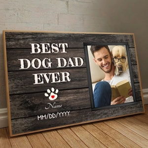 Best Dog Dad Ever Poster – A Fun & Personalized Gift for Pet-Loving Dads - 89Prints