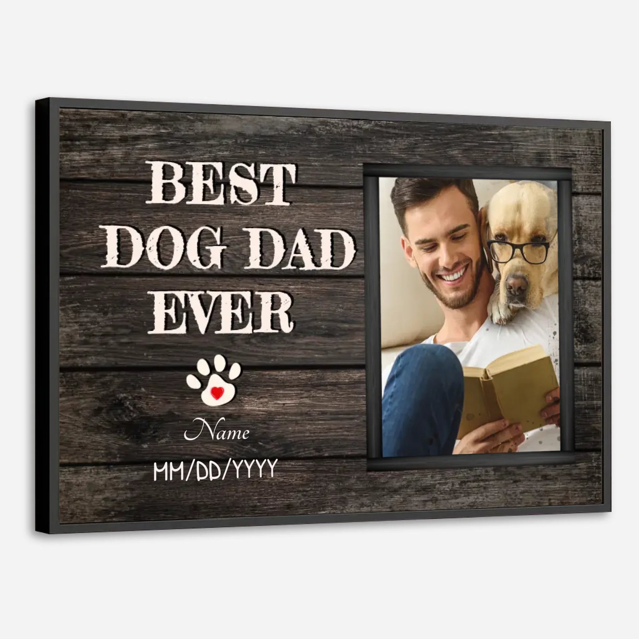 Best Dog Dad Ever Poster – A Fun & Personalized Gift for Pet-Loving Dads - 89Prints