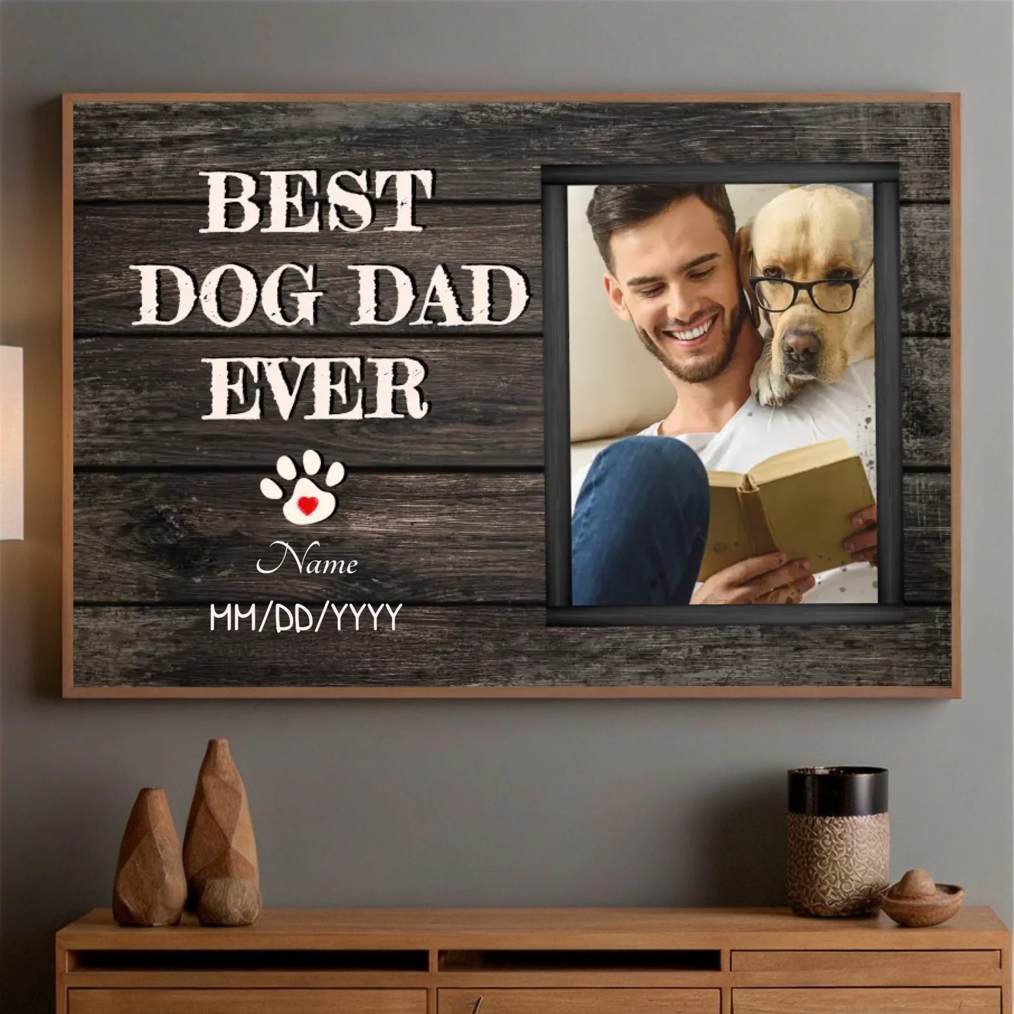 Best Dog Dad Ever Poster – A Fun & Personalized Gift for Pet-Loving Dads - 89Prints